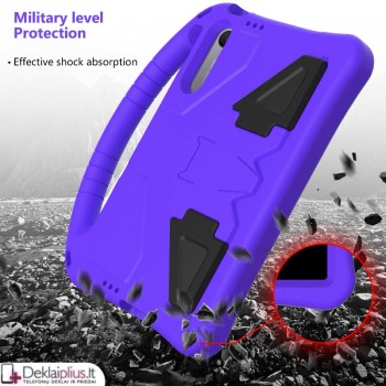 Smūgiams atsparus dėklas su rankena - violetinis (Xiaomi Redmi Pad 2 (9.7) Smūgiams atsparus dėklas su rankena - violetinis (Xiaomi Redmi Pad 2 (9.7)